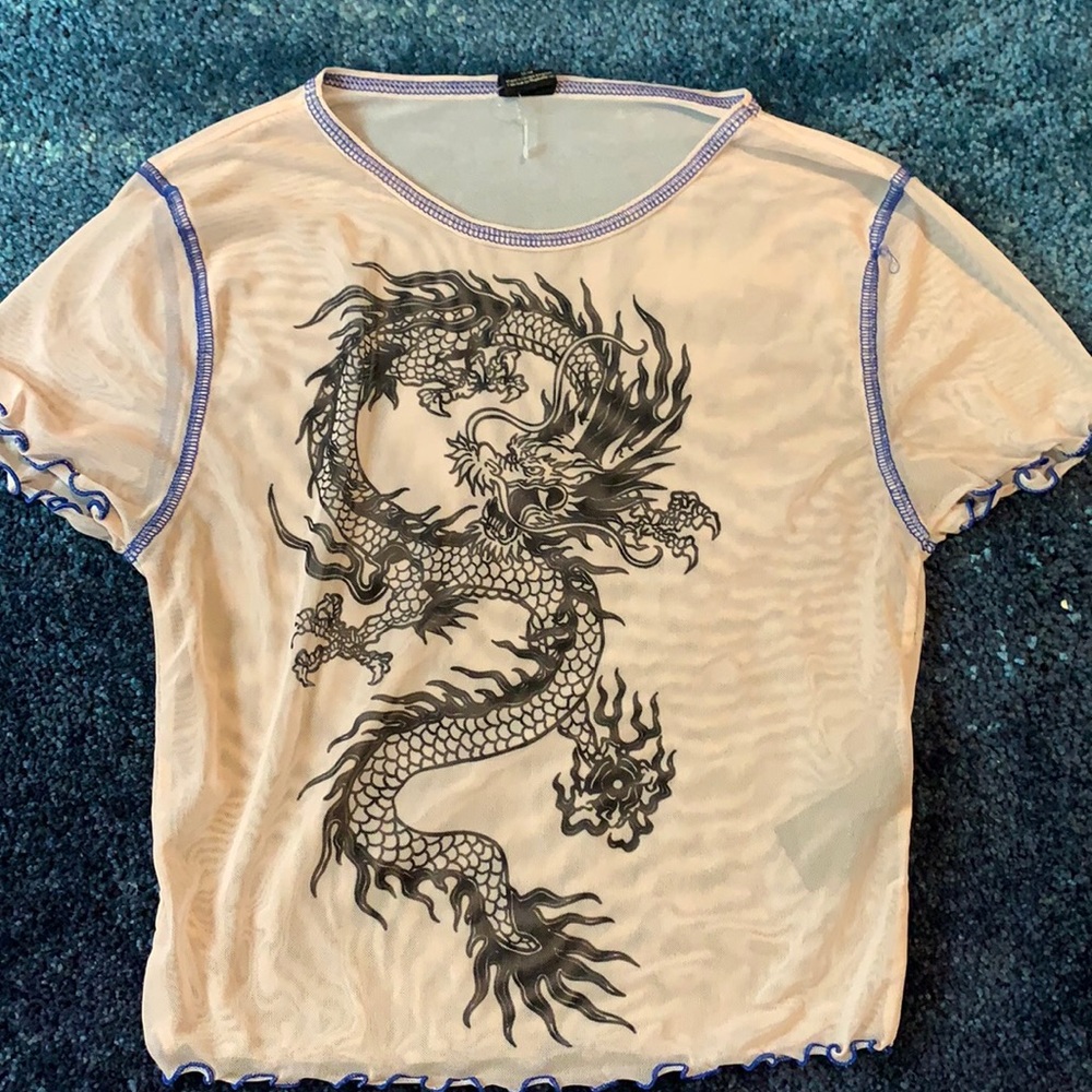 Dragon mesh tee
